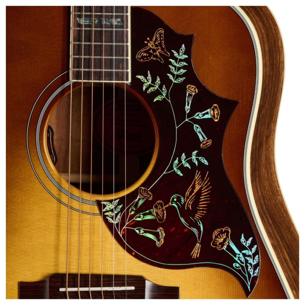 Gibson Custom Hummingbird Elegant Koa Honey Burst
