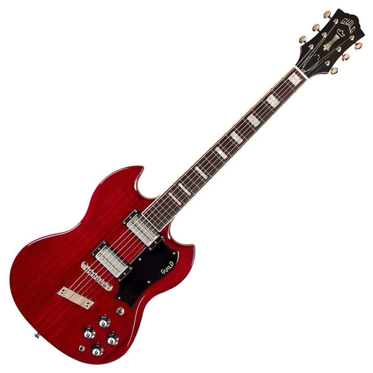 Guild Polara Deluxe Cherry Red - Image 1