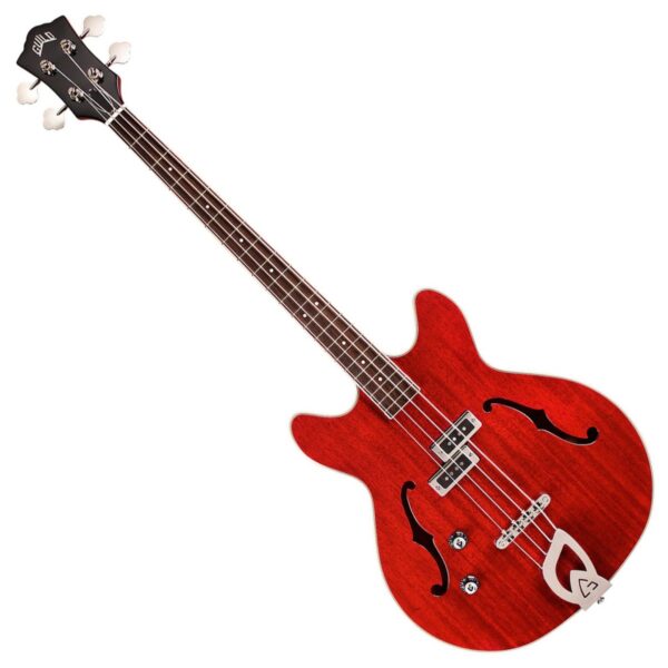 Guild Starfire I Bass Left Handed Cherry Red - Image 1