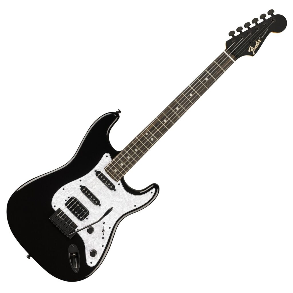 Fender Limited Edition Player Fusion Stratocaster HSS Ebony Fingerboard Black