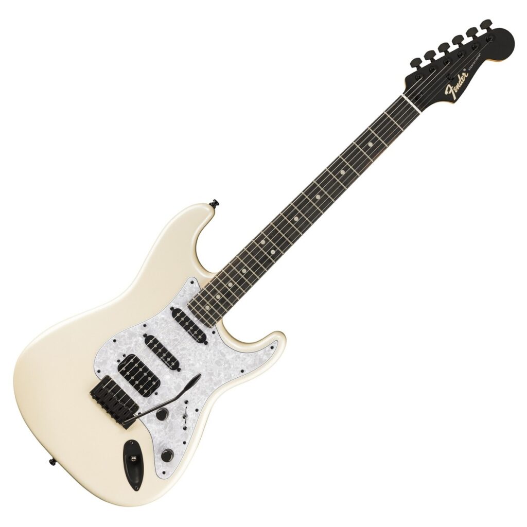 Fender Limited Edition Player Fusion Stratocaster HSS Ebony Fingerboard Olympic Pearl
