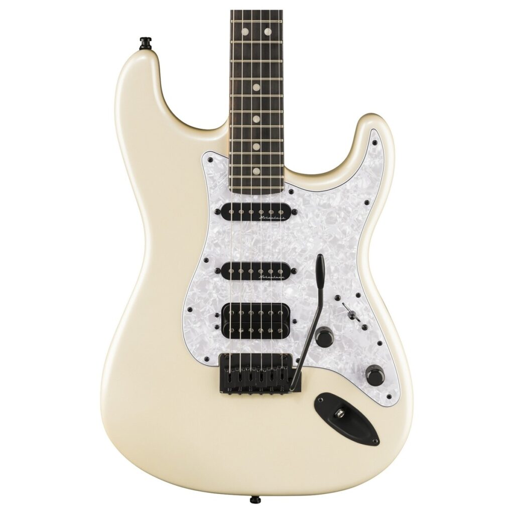 Fender Limited Edition Player Fusion Stratocaster HSS Ebony Fingerboard Olympic Pearl