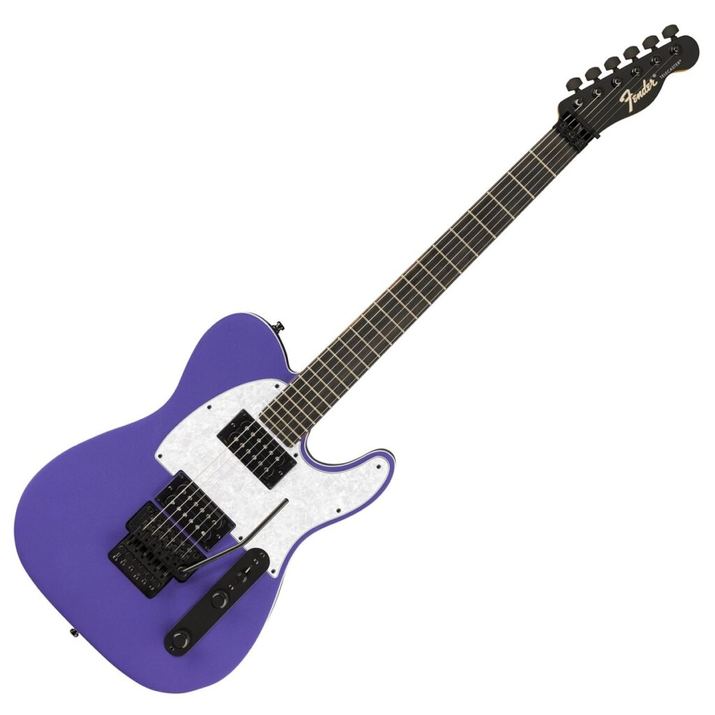 Fender Limited Edition Player Fusion Telecaster HH Floyd Rose Ebony Fingerboard Aura Metallic