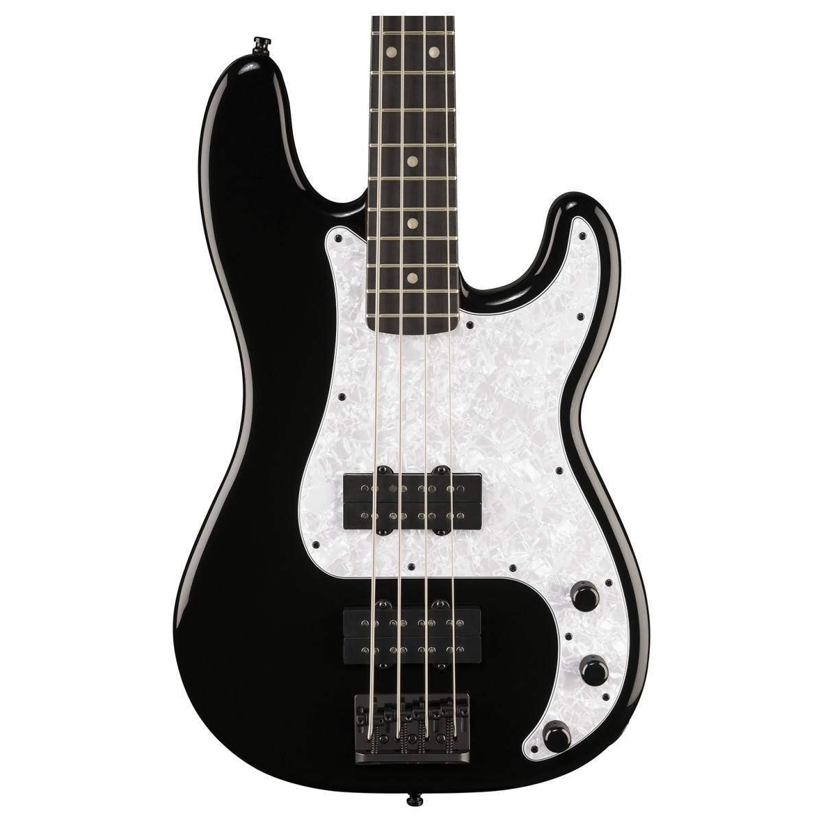 Fender Limited Edition Player Fusion Precision Bass HH Ebony Fingerboard Black - Image 2