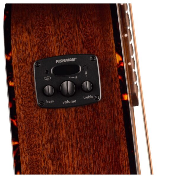 Fender California Deluxe Redondo Jr. E Honey Sunburst - Image 2