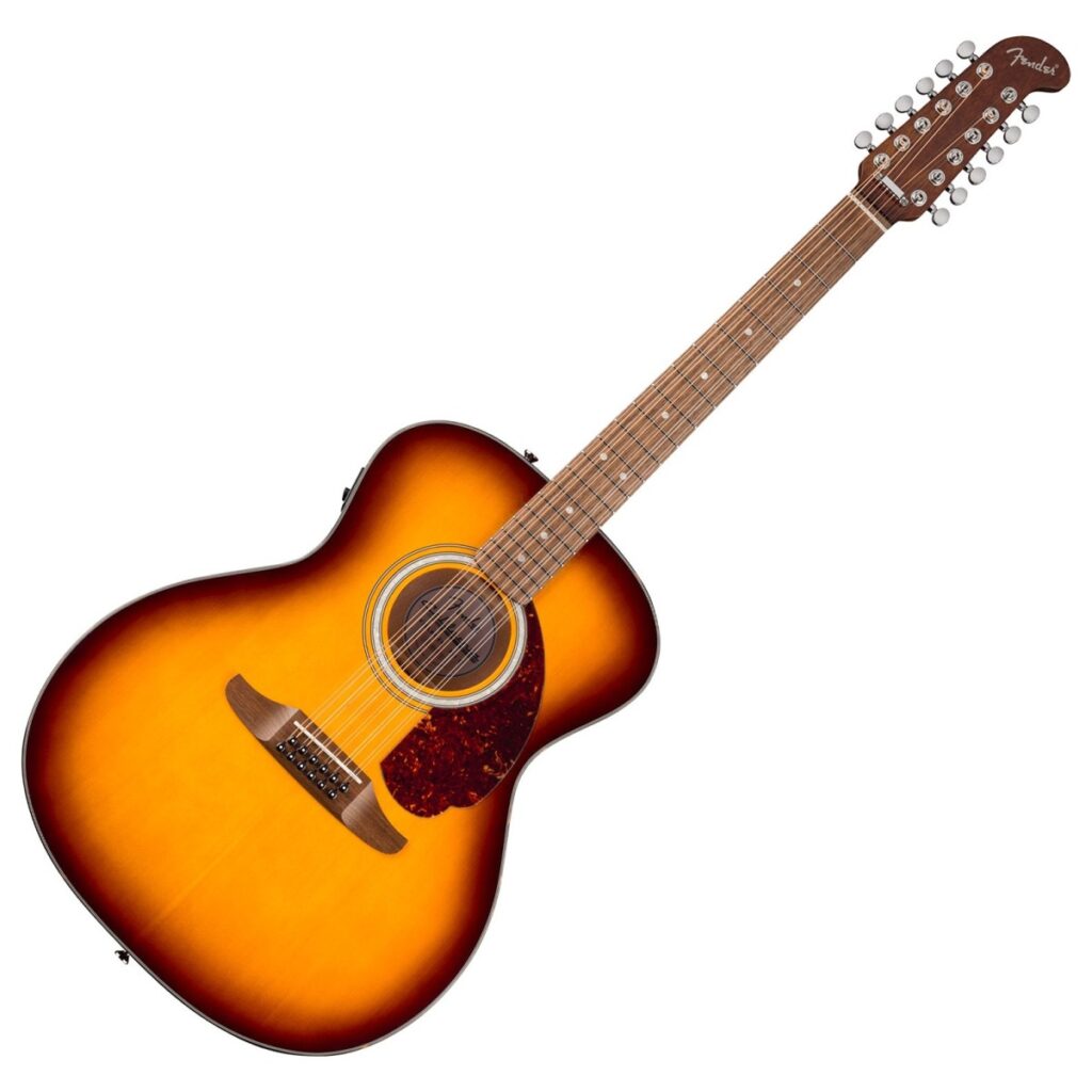 Fender California Deluxe Villager E Honey Sunburst
