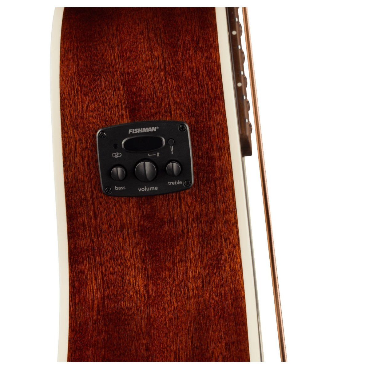 Fender California Deluxe Kingman Bass CE Black - Image 2