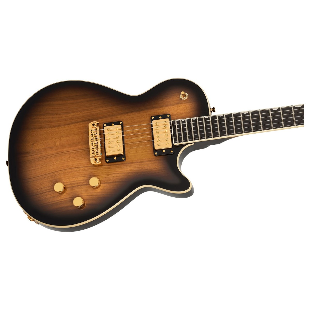 Gretsch Limited Edition Electromatic Black Limba Jet Ebony Fingerboard Sunburst - Image 2