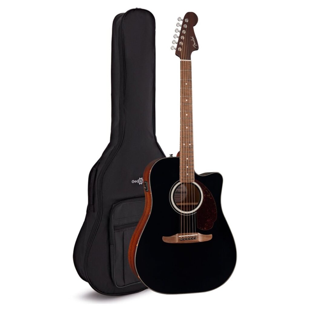 Fender California Deluxe Redondo CE Electroacoustic with Gig Bag or Case Build Your Own Bundle