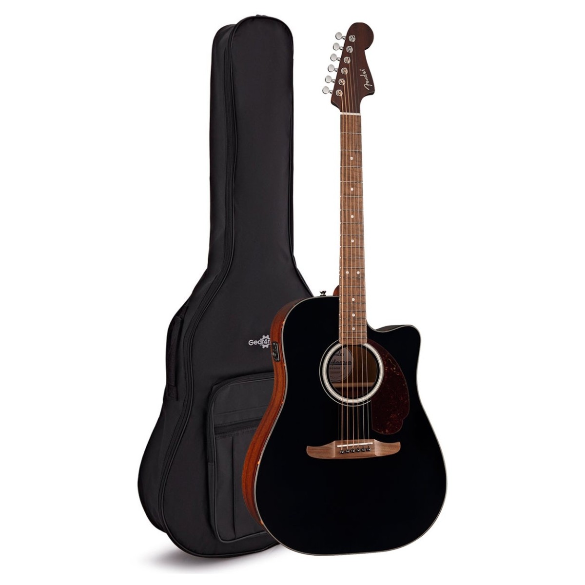 Fender California Deluxe Redondo CE Electroacoustic with Gig Bag or Case Build Your Own Bundle - Image 1
