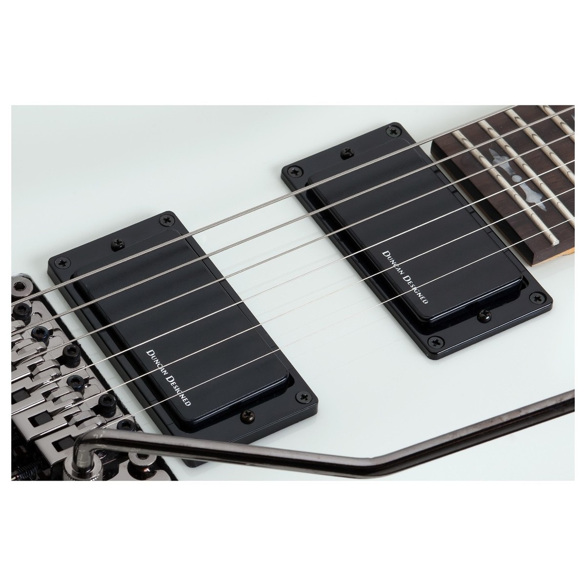 Schecter Demon-6 FR Vintage White - Image 3