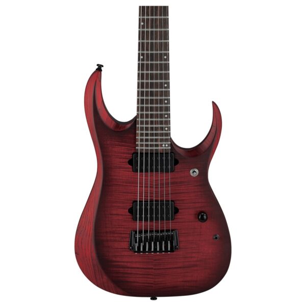 Ibanez RGD721FA 7-String Stained Wine Red Burst Flat - Image 3