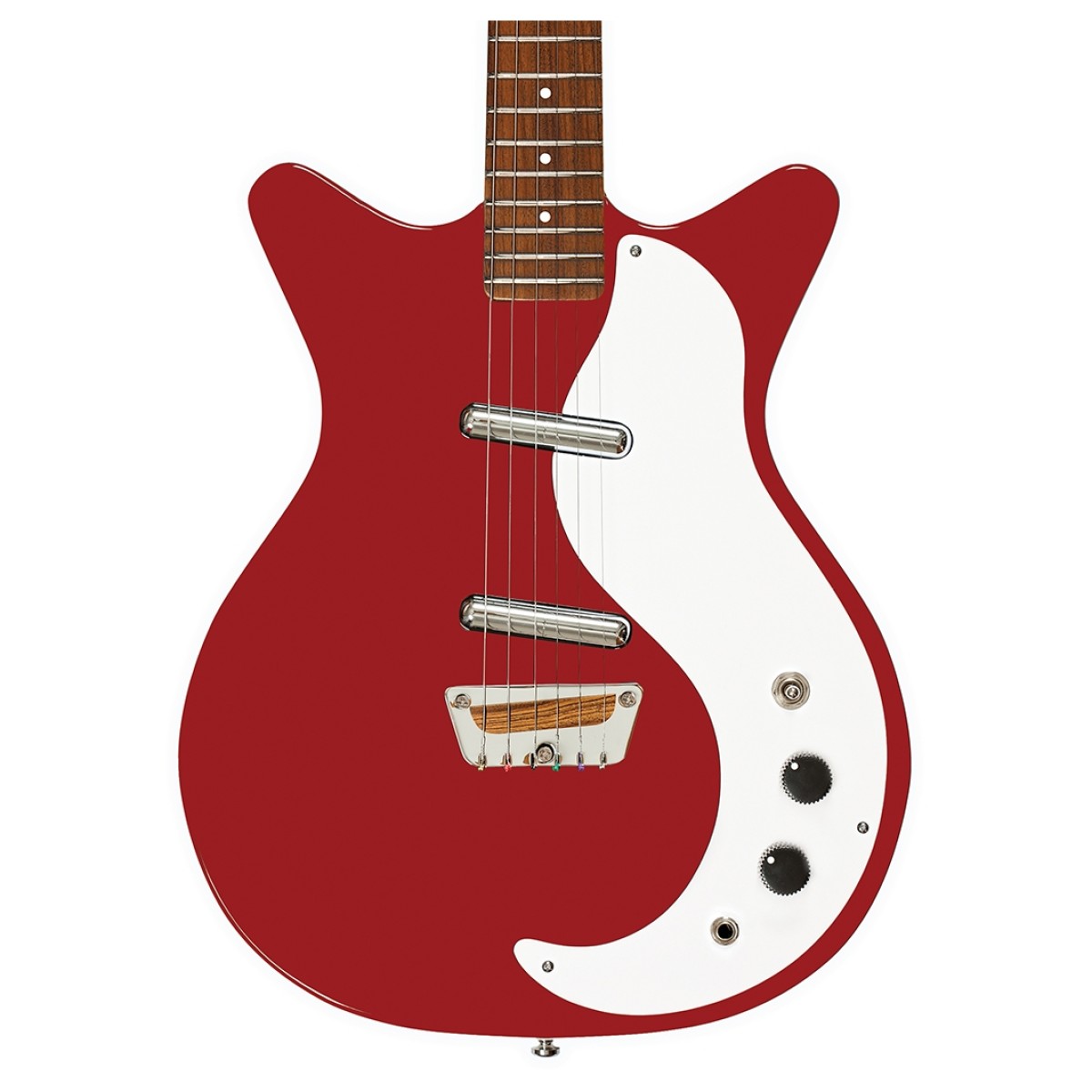 Danelectro Stock 59 Guitar Vintage Red - Image 2