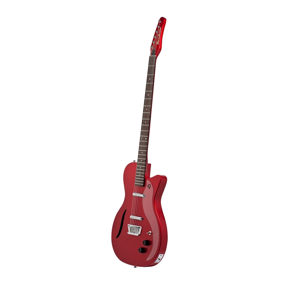 Danelectro Vintage Baritone Guitar Red Metallic - Image 3