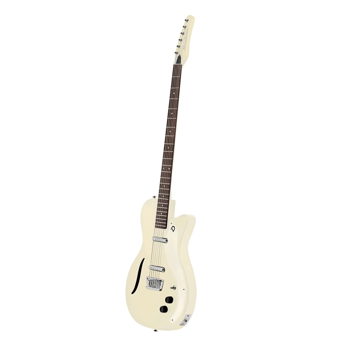 Danelectro Vintage Baritone Guitar Vintage White - Image 3