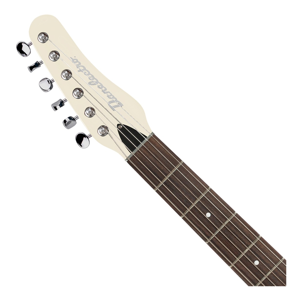 Danelectro Vintage Baritone Guitar Vintage White - Image 4