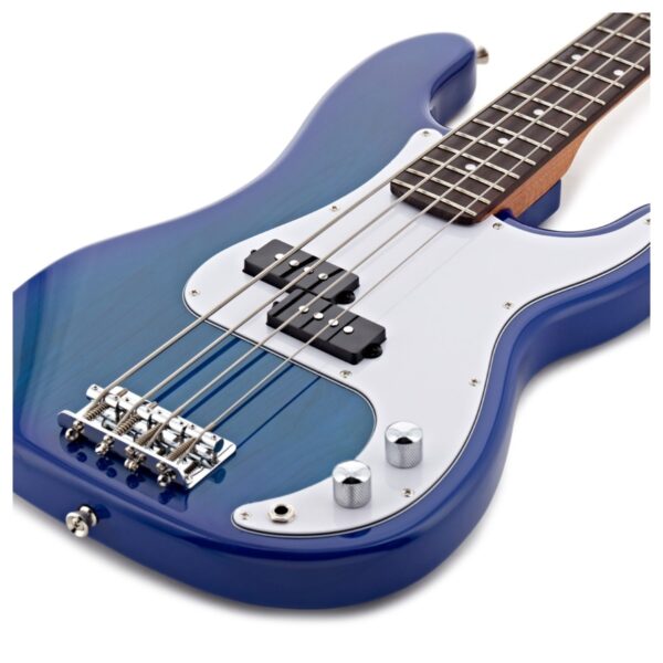 Tanglewood Northstar Littlestar NL6PBL Short Scale Bass Thru Blue - Image 3