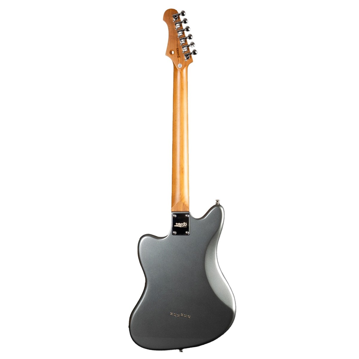 JET Guitars JJ-350 Baritone Offset Roasted Maple Charcoal - Image 2