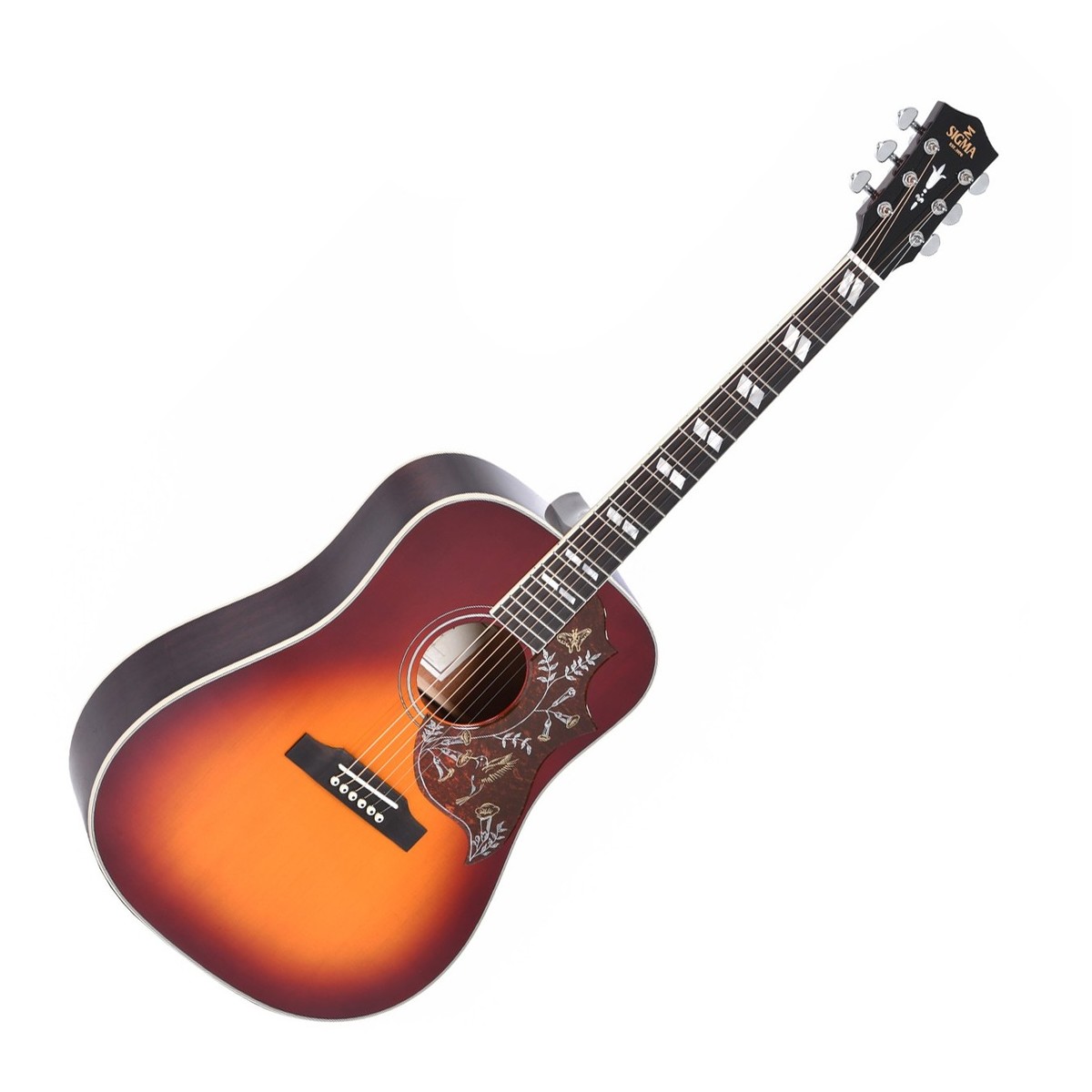 Sigma SDM-SG5 Dreadnought Electro Acoustic Autumn Burst - Image 1