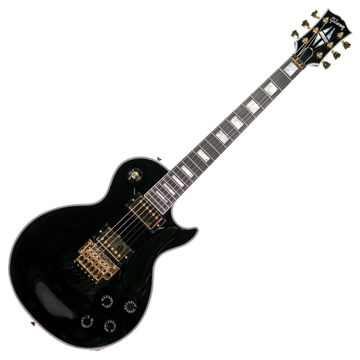 Gibson Custom Les Paul Axcess Custom Floyd Rose Ebony #CS503478 - Image 1