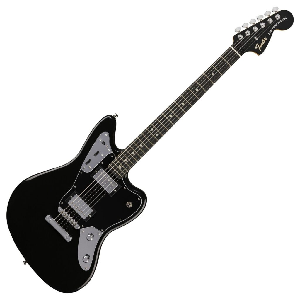 Fender Limited Edition Player Fusion Jaguar Baritone Ebony Fingerboard Black