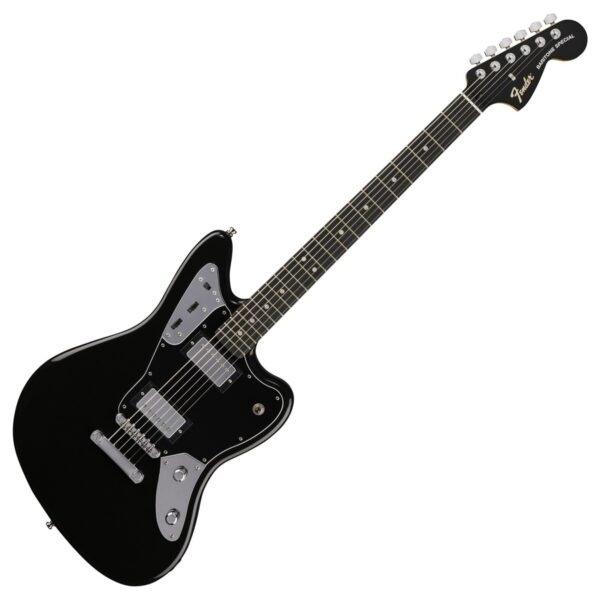Fender Limited Edition Player Fusion Jaguar Baritone Ebony Fingerboard Black - Image 1