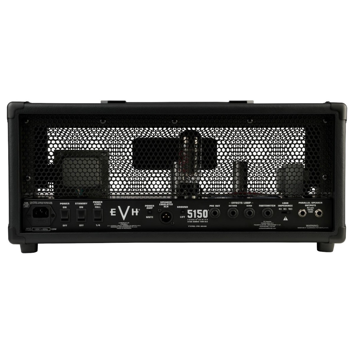 EVH 5150 Iconic Series 15W 6L6 Head Black - Image 2