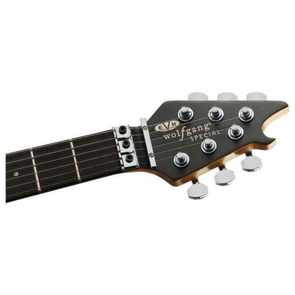 EVH Limited Edition Wolfgang Special Striped Series Ebony Fingerboard Distressed Ivory - Image 4