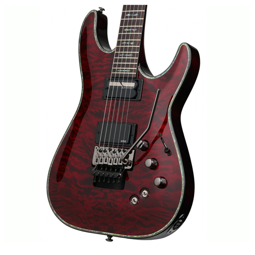 Schecter Hellraiser C-1 FR S Electric Guitar Black Cherry