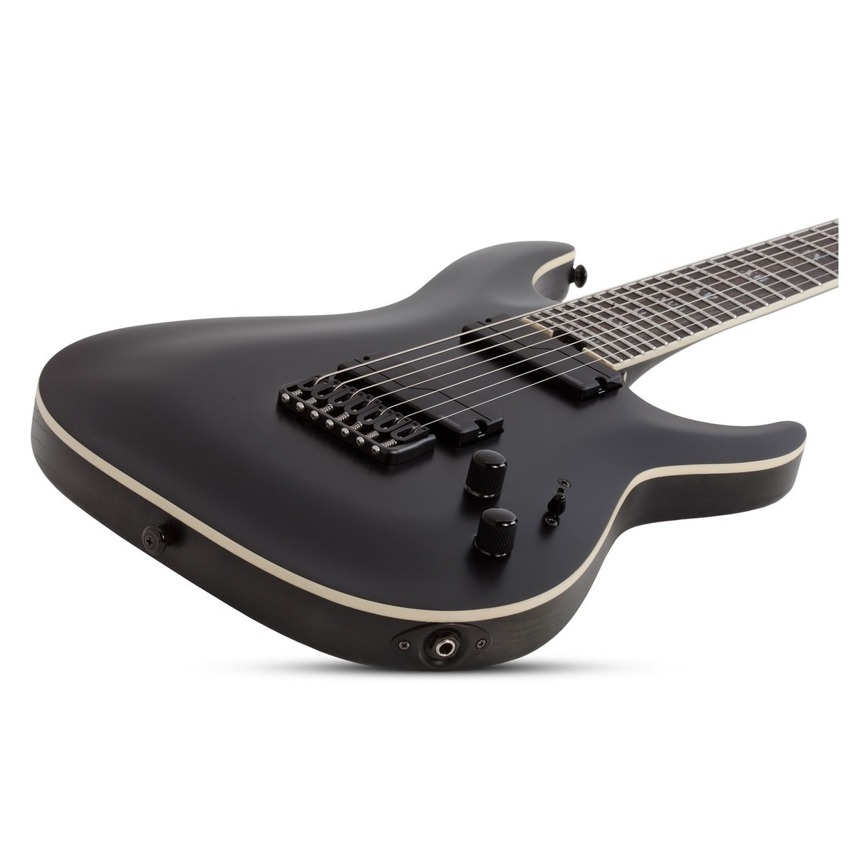 Schecter C-7 SLS Evil Twin 7 String Satin Black - Image 2
