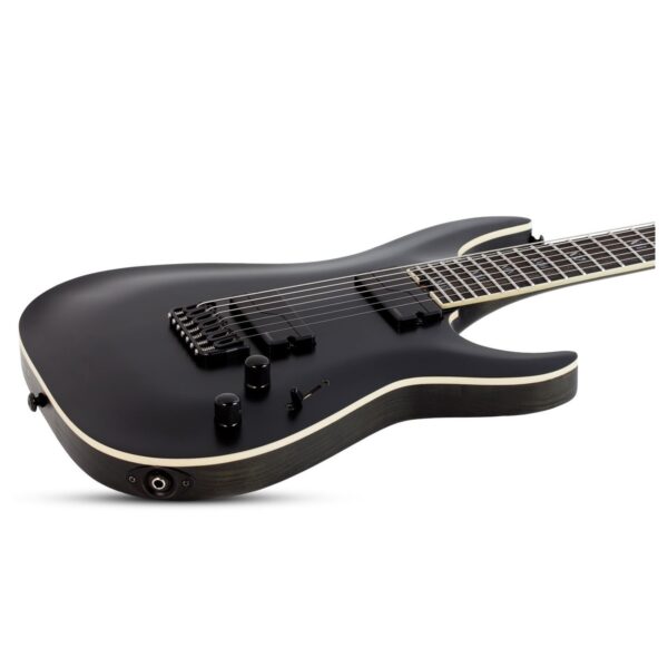 Schecter C-7 SLS Evil Twin 7 String Satin Black - Image 3