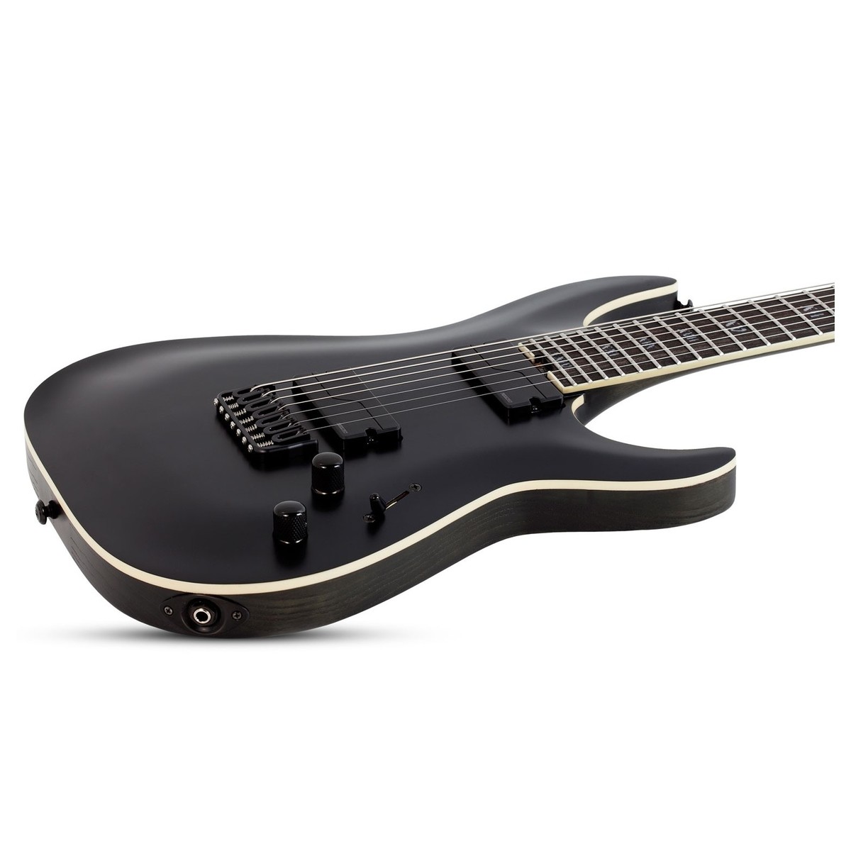 Schecter C-7 SLS Evil Twin 7 String Satin Black - Image 3