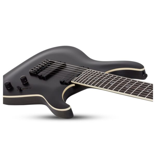 Schecter C-7 SLS Evil Twin 7 String Satin Black - Image 4