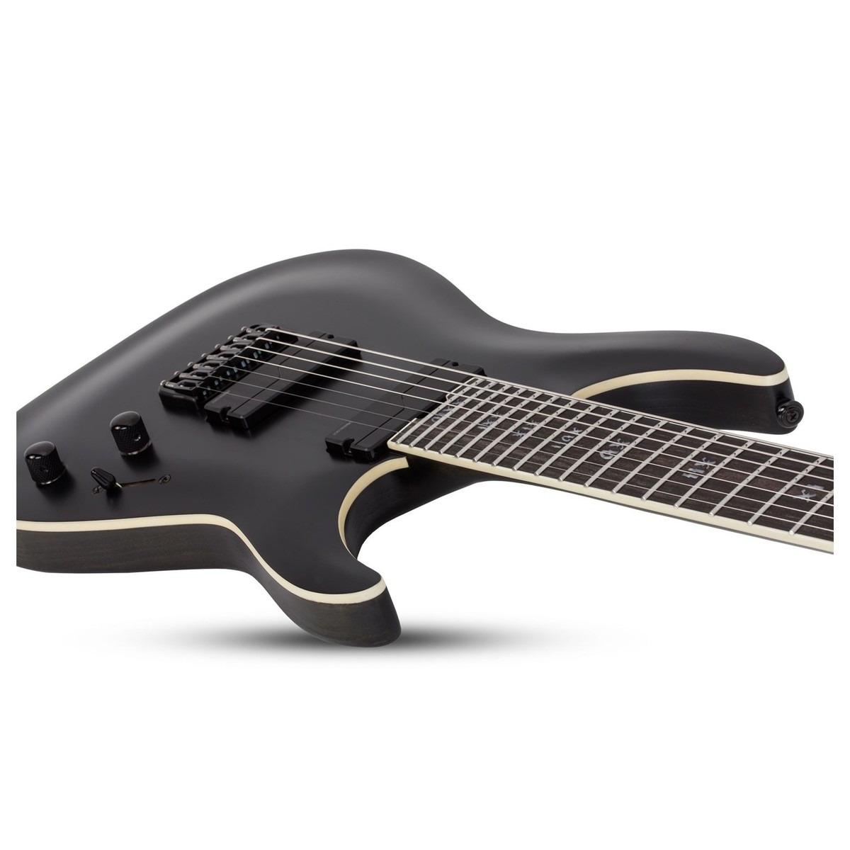 Schecter C-7 SLS Evil Twin 7 String Satin Black - Image 4