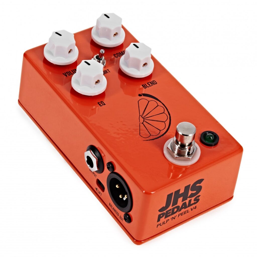 JHS Pedals Pulp N Peel V4 3 Knob Compressor/Preamp Pedal