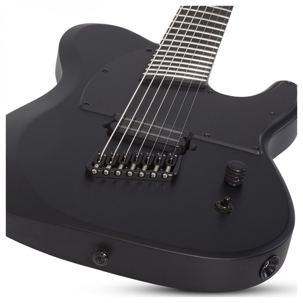 Schecter PT-7 MS Black Ops 7 String Satin Black Open Pore