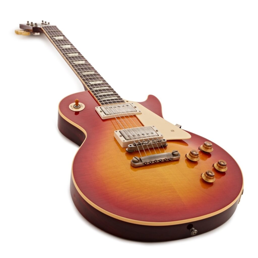 Gibson Custom 1958 Les Paul Standard Reissue Ultra Light Aged Washed Cherry Sunburst #85233