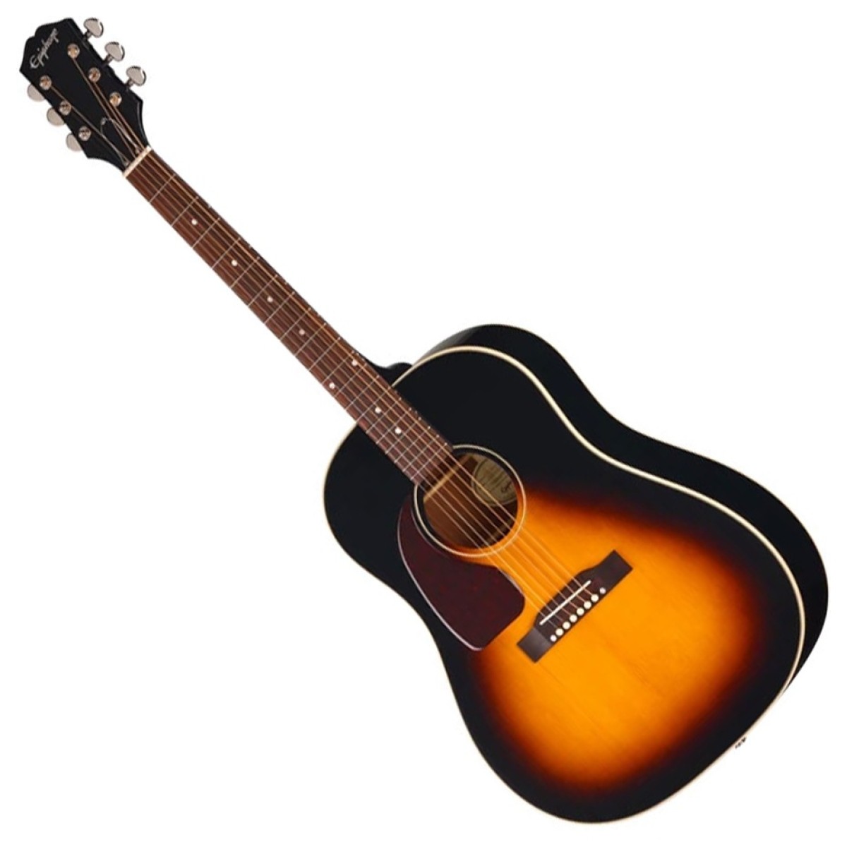 Epiphone J-45 Standard Left Handed Rosewood Vintage Sunburst - Image 1