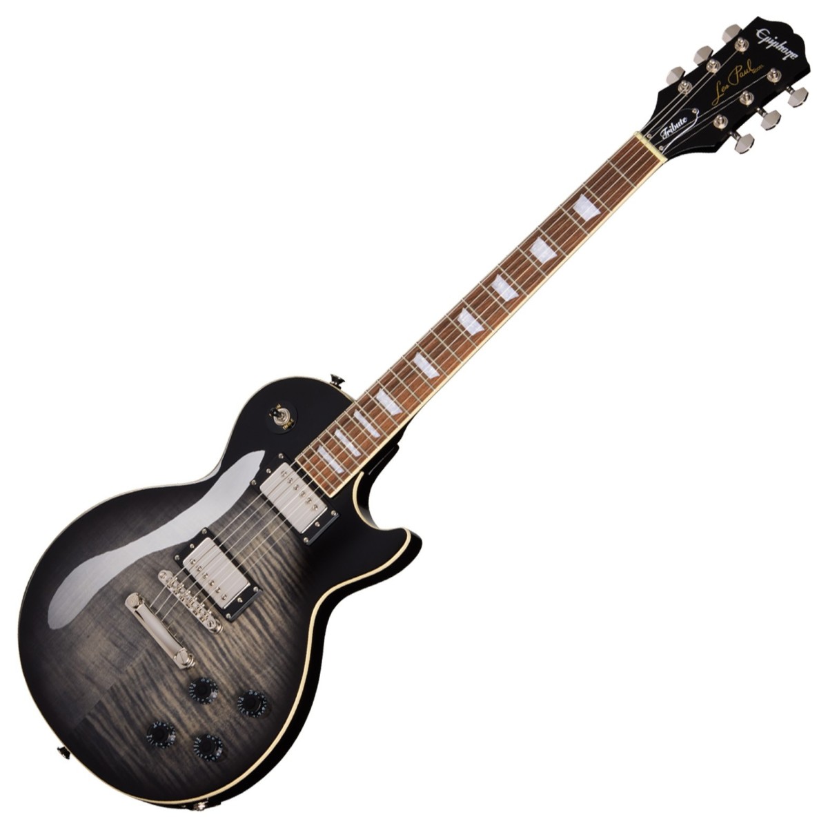 Epiphone Les Paul Tribute Plus Ebony Burst - Image 1