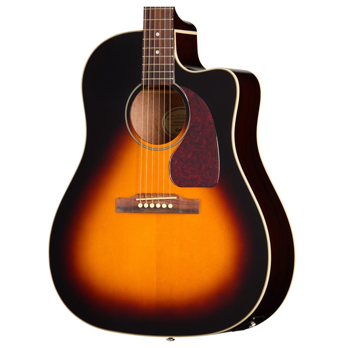 Epiphone J-45 Studio EC Vintage Sunburst - Image 2