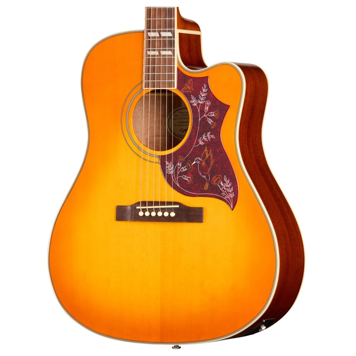 Epiphone Hummingbird Studio EC Heritage Cherry Sunburst - Image 2