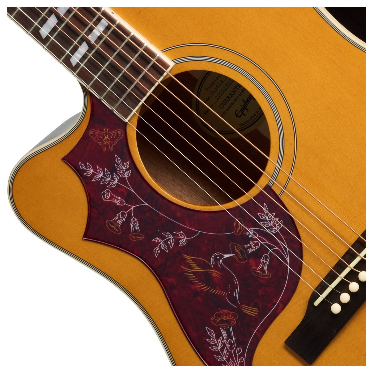Epiphone Hummingbird Studio EC Left Handed Natural - Image 4