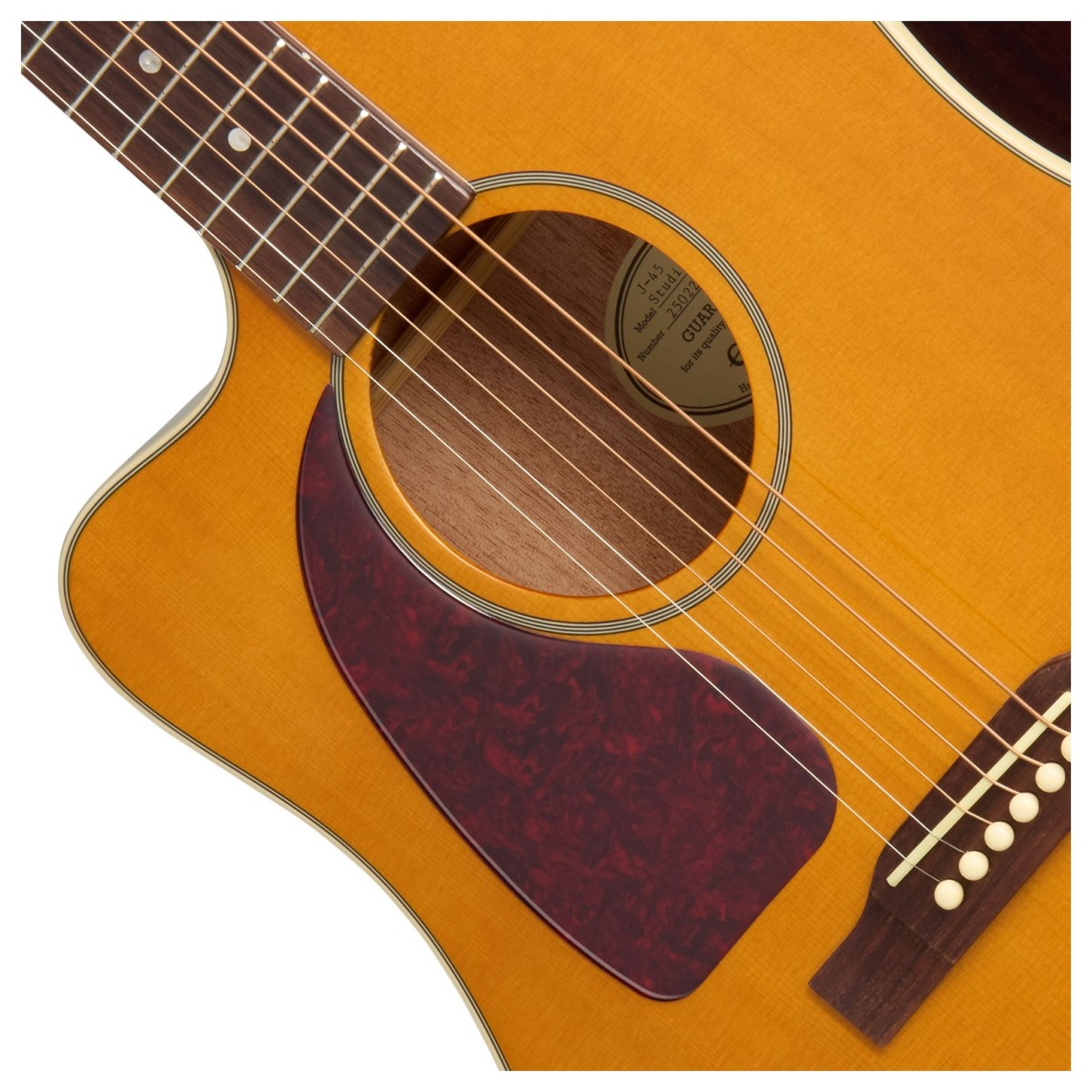 Epiphone J-45 Studio EC Left Handed Natural - Image 4