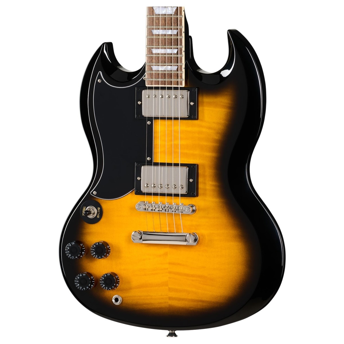 Epiphone SG Tribute Plus Left Handed Vintage Sunburst - Image 2