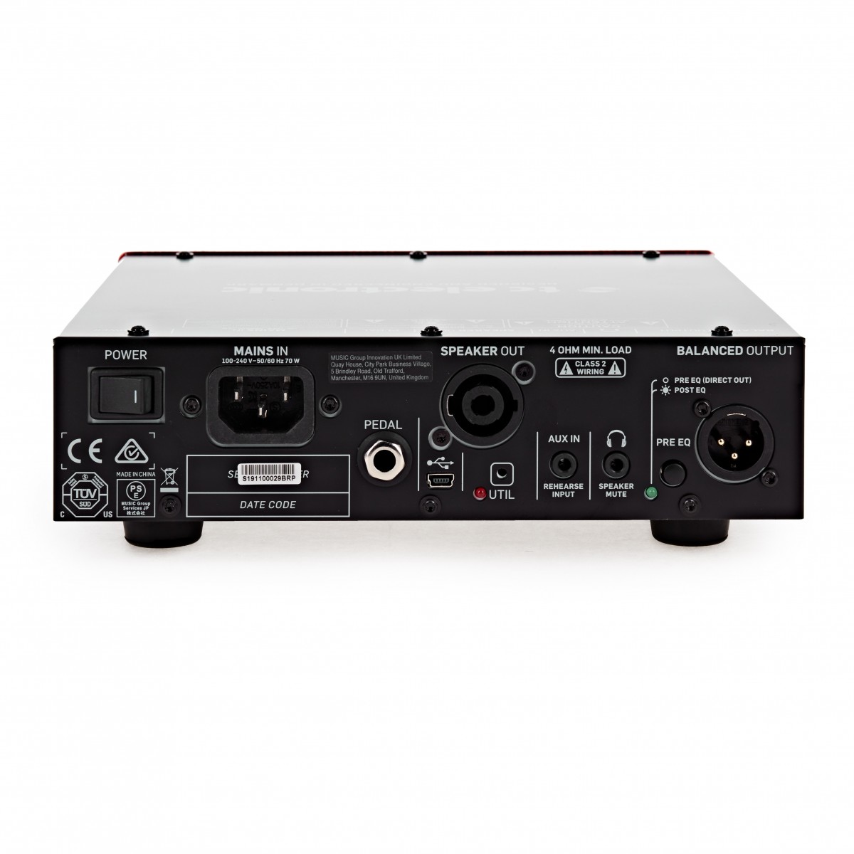 TC Electronic BH250 Bass Amp Head - Image 3
