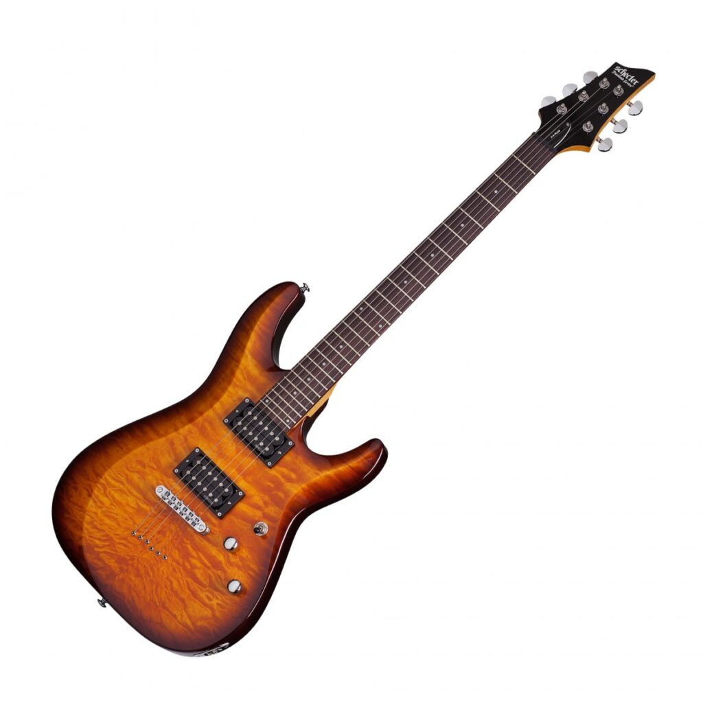 Schecter C-6 Plus Electric Guitar Vintage Sunburst