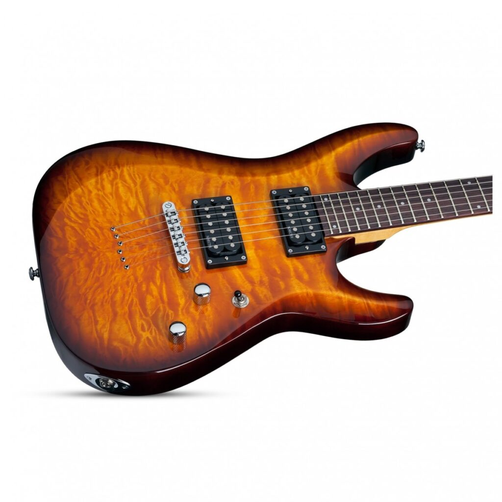 Schecter C-6 Plus Electric Guitar Vintage Sunburst