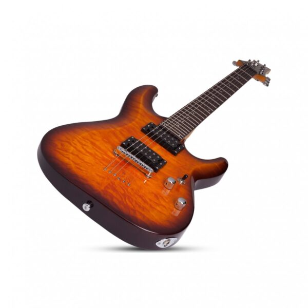 Schecter C-6 Plus Electric Guitar Vintage Sunburst - Image 4