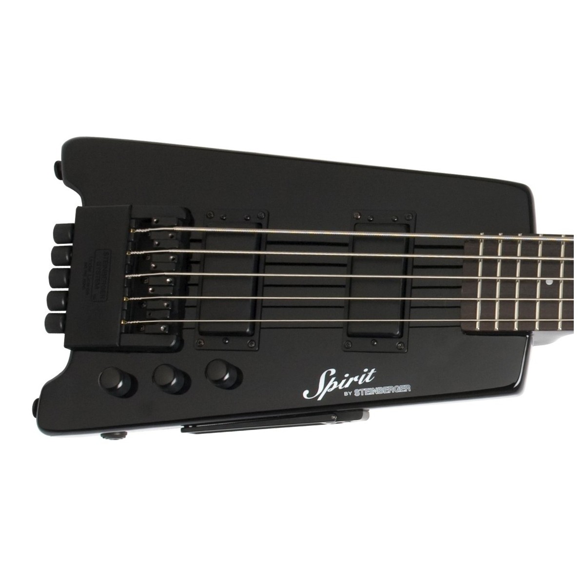Steinberger Spirit XT-25 5-String Bass Black - Image 2