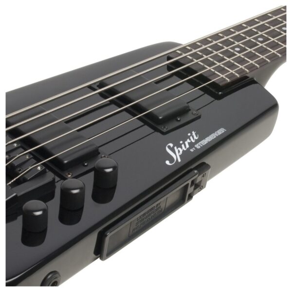 Steinberger Spirit XT-25 5-String Bass Black - Image 3